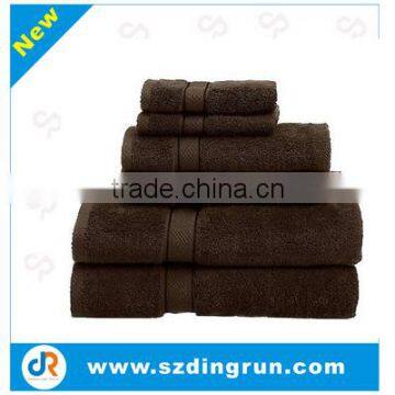 100% cotton terry bath towel set standard size manufacturer