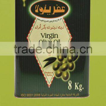 AFRINOLA Virgin Olive Oil TIN 8 KG