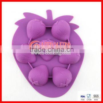 custom grape shape silicone ice cube tray