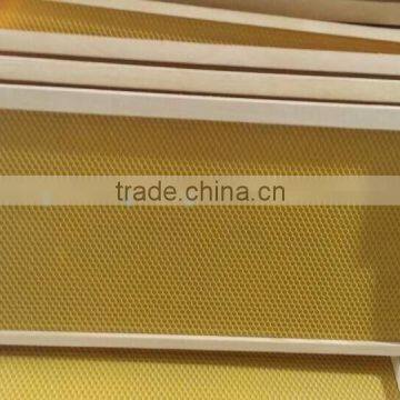 Bee hive frame plastic sheet comb foundation/ beeswax sheet comb foundation