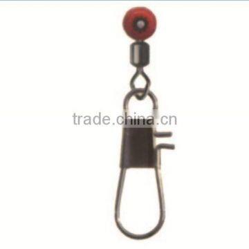 Brass fishing head swivel with interlock snap