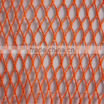 orange colour polyester fishing net/mesh