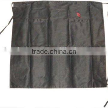Cheap Bulk Wholesale Silk Screen Printing Bar Aprons With Zipper Pocket photo-4