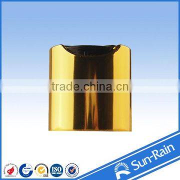 Hot China-made Yuyao Nonspill Feature 24/410 Gold Press Top Cap Aluminum photo-1
