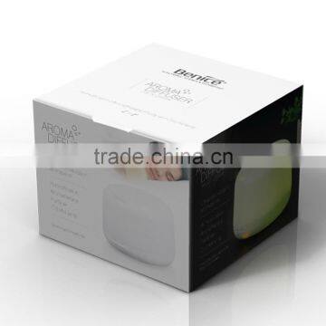 300ML Portable LED Light Essential Oil Ultrasonic Air Humidifier Electric Aroma Mist Diffuser photo-5