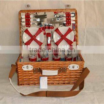 100%handmade Natural Exquisite Empty Picnic Baskets,wicker Picnic Basket Wholesale