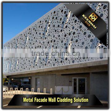 Laser Cutting Aluminium Decorative Outdoor Perforated Metal Wall Cladding Panels photo-6