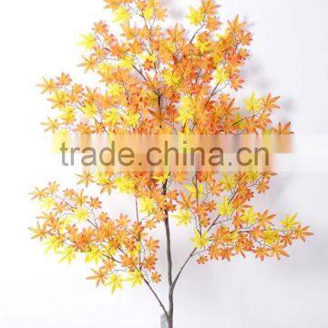 SJ071210 Red Maple Tree Branches/fabic Maple Tree Leaves for Maple Tree Making photo-5