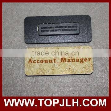 China Supplier Hot Sell Sublimation Blank Printable MDF Magnetism Name Tag