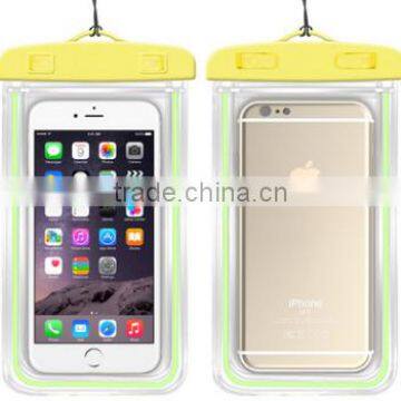 Waterproof Phone Bag Strong Sealing Fluorescent Bag