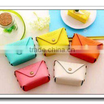 candy color leather coin wallet,pu wallet,silicone wallet