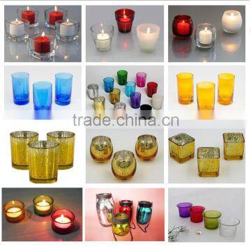 Egg Shape Colored Glass Candle Cup for Chandeliers photo-6