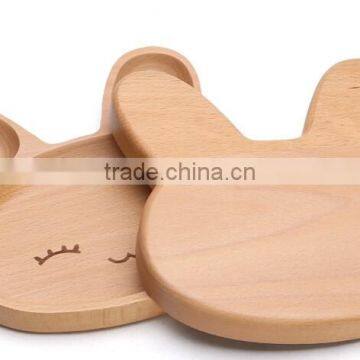 High Grade Creative Cute Rabbit Design Wood Trays for Kinds photo-4