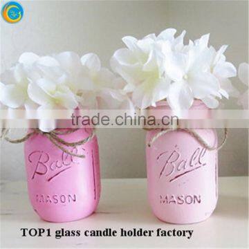 Purple Mason Jars Can as for Vase photo-2