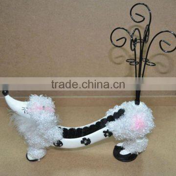 sheep metal and resin jewelry display stand ring holder in fashion