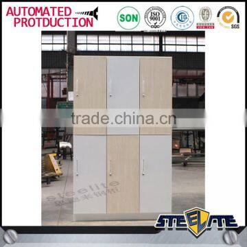 Cheap Price Key Lock Knocked Down Structure 6 Door School Locker for Dorm Storage photo-4