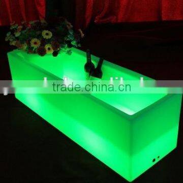 120*40*40cm Rechargeable RGB 16 Colors Changing Led Long Ice Pot / Bucket photo-3