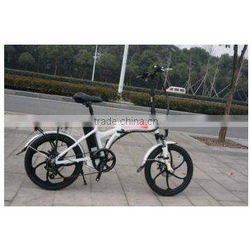 20 Inch Folding Electric Bike Integrated Wheel Ebike Electric Bike Kit photo-4