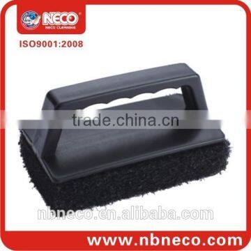 scouring pad handle brush