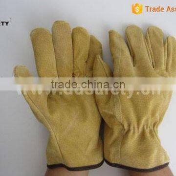 DDSAFETY Auto Luva De Couro Leather Glove Driver Pig Leather Gloves photo-4