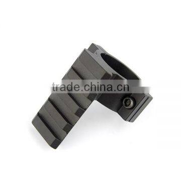 Aluminum Alloy Tactical Gun Single Rail Mount for 25.4mm Barrels