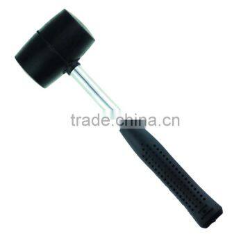 Steel handle rubber hammer(19065 hammer,stoning hammer,hand tool)