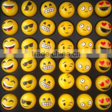 Wholesale custom flashing soft emoji party supplies rings