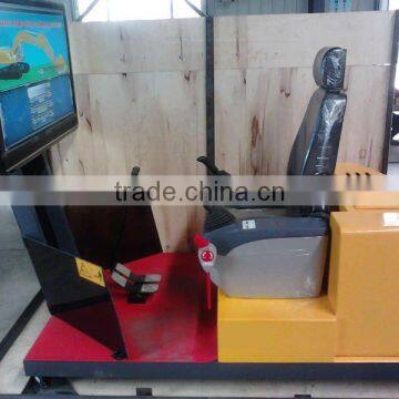 Excavator training Simulator with vibration