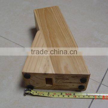 Regular 5- Slots Cheap Solid Pine Wood Knife Block, Stand, Holder photo-3