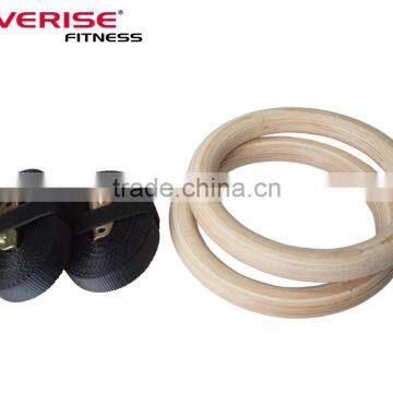 2017 Hot Sale Exercise Wood Gymnastic Ring photo-2