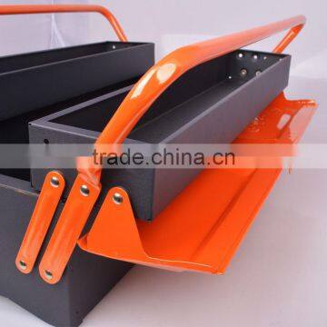 AK-9756 New Design 2-Level Metal Tool Box With Two Slip Handle photo-2