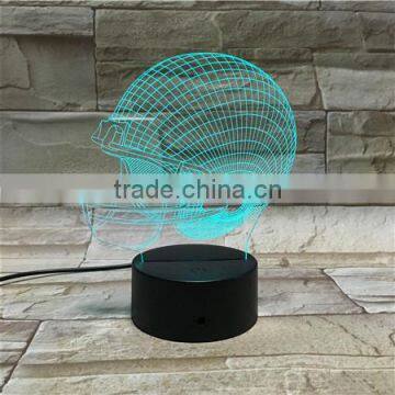 NFL Football Team 7 Color Change 3D Illusion Led Lamp Touch Switch Table Lamp LED Night Light for Decoration photo-5