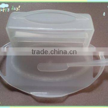 PP Clamshell Plastic Box With Plastic Knife photo-2
