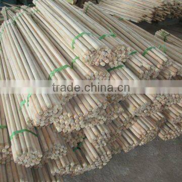 Natural round wooden craft handle