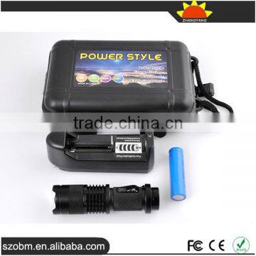 Aluminum Alloy UV Led Flashlight Kit Hot Selling 395nm Purple Light Flashlight photo-4