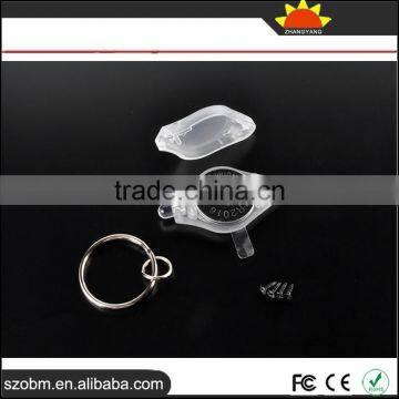 Custom 365nm UV Led Flashlight Keychain With Insulating Piece,Wholesale Purple Light Keychain photo-5