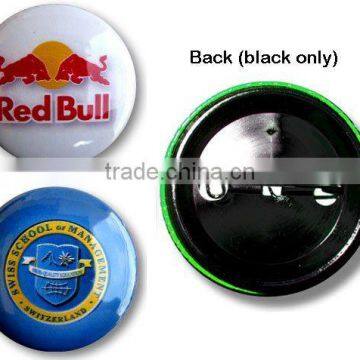 High resolution photo print BUTTON PIN promotional advertising giveaway