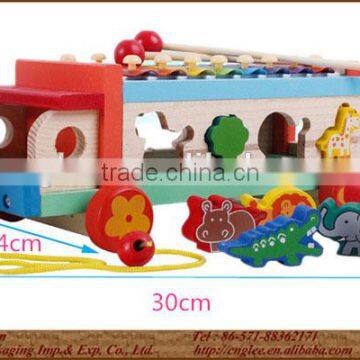 Lovely Animal Music Toy Wood Xylophone for Kids