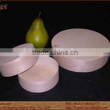 wooden wine bottle packaging box round gift packaging box