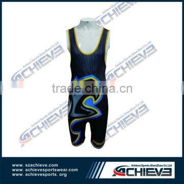 Custom Wrestling Singlet Sublimation Wrestling Apparel&uniform photo-3