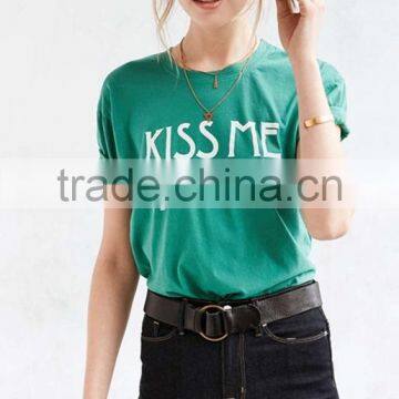 The new model fashion joker wwwxxxcom t shirt modal loose simple custom letter printing t-shirt for women