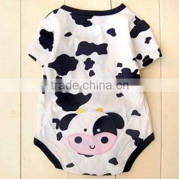 Comfortable Fit Milk Cow Baby Rompers Wholesale
