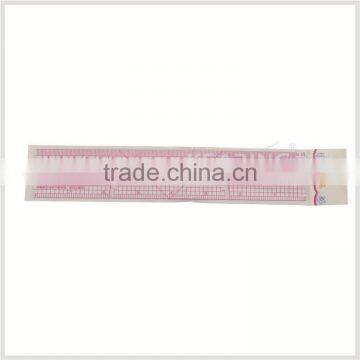 Factory wholesale high quality sandwich line printing plastic 20cm&8" clothes making Garment quiting ruler #B-56