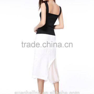 Beautiful Design Asymmetrical Office Wear Long Skirts for Women photo-6