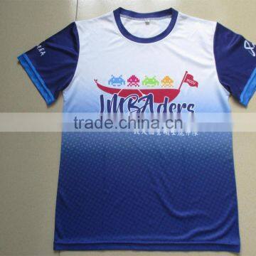 100% Polyester Mesh Womens Running Short Sleeve Shirt With OEM Brands photo-4