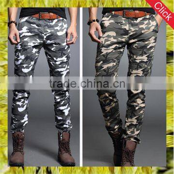 Hot sale custom mens track jogger military cargo pants cheap casual skinny army trousers