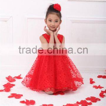 2017 Hottest Red Flower Girl Wedding Headdress
