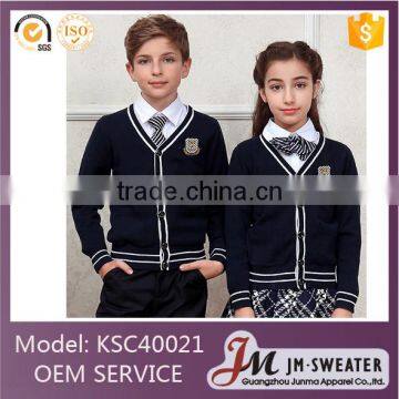 Noble temperament latest design school uniform sweater design