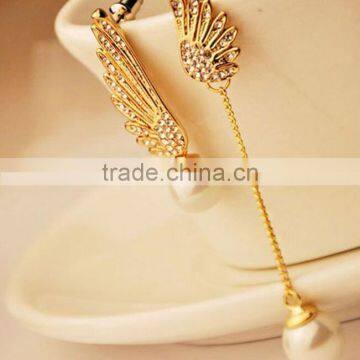 Zm33723a Fashion Jewelry 2017 Latest Unique Design Gold Plated Earrings photo-2