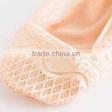 Zm35589a New Model Ladies Fancy Short Lace Boat Socks photo-5